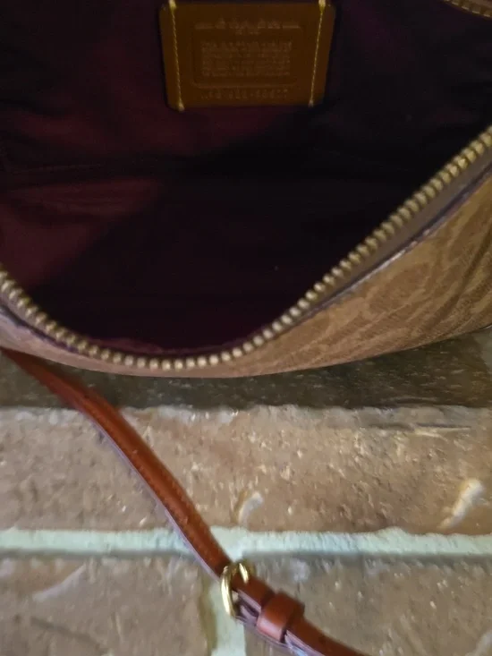 COACH Sutton Crossbody in Signature Canvas TAN - Picture 6 of 11